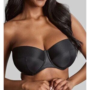 NEW Panache Womens 36G 5320 Evie‎ Balcony Strapless Bra Black Underwire